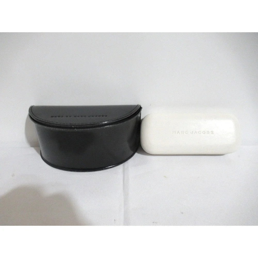2 Marc by Marc Jacobs Semi Hard & Hard Sunglass/Eyeglass Cases Black & White
